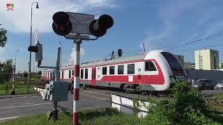 Železničné priecestie SSSR Vranov nad Topľou (SK) - 31.7.2017 / Železniční přejezd / Level crossing