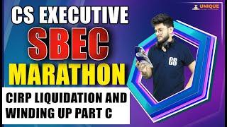 SBEC MARATHON CIRP LIQUIDATION AND WINDING UP PART C