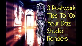 Daz Studio Photoshop - Postwork Tips