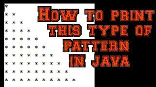 How To Print Half Pyramid Pattern In Java