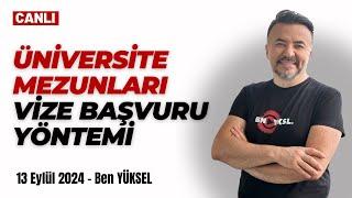  ÜNİVERSİTE MEZUNLARI ALMANYA VİZE BAŞVURUSU NASIL YAPILIR?  @benyuxel