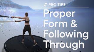 Strike Targets Safely With Proper Form in Your VR Workout | Supernatural Pro-Tips Series