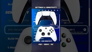 BEST Controller SETTINGS = Aimbot  #fortnite #shorts
