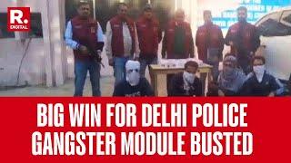 Delhi Police Busts Gangster Network: Arrests 5, Seizes Arms And Ammunition