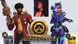 Overwatch Anniversary 50 Loot Box Opening | Gambling Away My Hot girl Summer Body