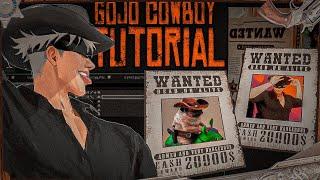 HOW TO DO EDIT LIKE GOJO COWBOY | After Effects tutorial 