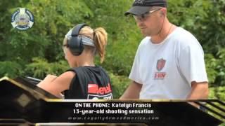 13 year old shooting sensation, Katelyn Francis, interview (Pt. 1)