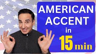 How to sound like a native American  speaker in just 15min!  :  American Accent Training Practice