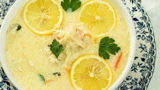 Greek Lemony Chicken Avgolemono Soup, 2 WAYS!