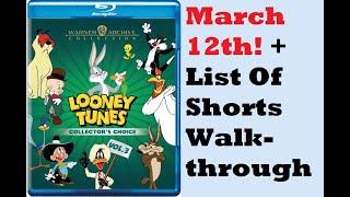 Looney Tunes Collector's Choice Vol. 3 Release Date Announcement + List Of Shorts Walkthrough!