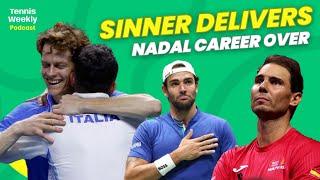 Sinner the HERO as ITALY defend Davis Cup crown, Rafael Nadal's tennis career is OVER!