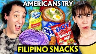 Americans Try Filipino Snacks For The First Time!