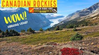 Canadian Rockies - Fantastic Autumn Hike on the Stunning Parker Ridge Trail - #banffnationalpark