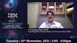 #Join V Srinivasa Rao (VSR) at CXO Data Intelligence Summit 2021 | @CXOTVnews