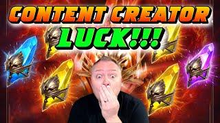 Insane Content Creator Luck Caught on Camera!!!  Raid: Shadow Legends