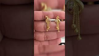 New Light Weight Gold Earrings Design Ideas 2023 | Daily Wear Earrings Tops