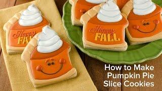 How to Make Pumpkin Pie Slice Cookies