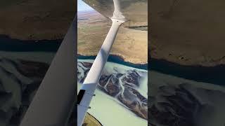 Flying over glacier river with Your private Pilot in Iceland