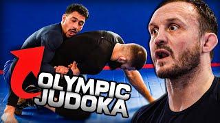 Olympic Judoka Tries MMA For The First Time