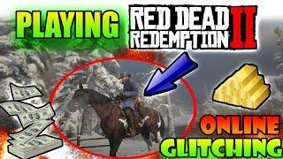 RED DEAD ONINE XP GLITCHES AND MONEY GLITCHE LIVE WITH SILENT NINE!!