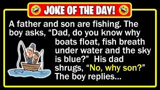  BEST JOKE OF THE DAY! - As the boat drifts  the boy's eyes grow wide with...  | Funny Daily Jokes