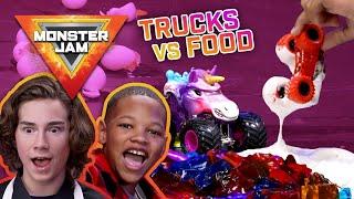 Trucks VS Food  MONSTER JAM Revved Up Recaps - Episode 7