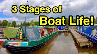 The 3 Stages of Narrowboat Living!