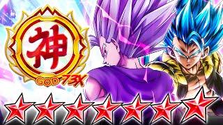 (Dragon Ball Legends) CRUISING TO GOD RANK #73 WITH ULTRA BEAST GOHAN AND ZENKAI GOGETA BLUE!