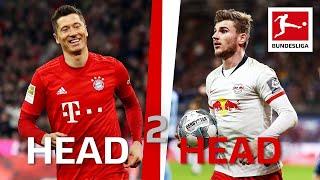 Robert Lewandowski Vs Timo Werner 2020 Comparison  Who Will Be Bundesliga Top Scorer