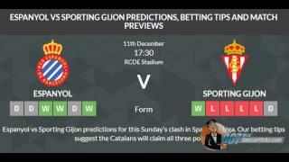 Espanyol vs Gijon PREDICTION (by 007Soccerpicks.com)