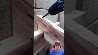 Wood To Wall Connection | DIY Woodworking #shorts