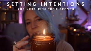 asmr reiki Setting intentions and nurturing their growth  softspoken energy healing session