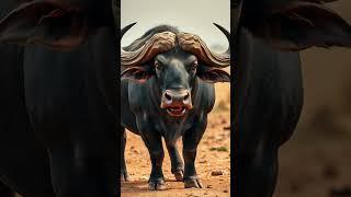 lion vs buffalo #shortsfeed #shortsvideo #shorts #fight #lion #buffalo #versus