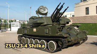 ZSU 23 4 Shilka 23 mm self propelled anti aircraft gun