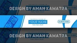 [FREE] Clean Tech Banner Template | Photoshop CC