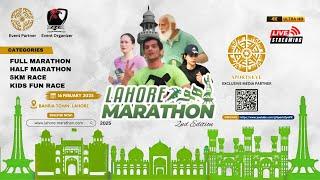 ‍️‍️Watch LIVE | Lahore Marathon 2025 | 2nd Edition | under Iconic Eiffel Tower | @SportsEyePK