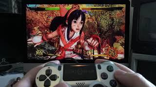 First try of Google Stadia - Samurai Shodown Gameplay. Input lag and image quality test.