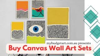 Buy Wall Art Sets | Canvas Wall Art | Gallery Wall Art Sets | mybudgetart.com.au