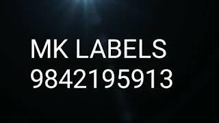 LABEL PRINTING MACHINE DEALER IN( MK LABELS:9842195913)