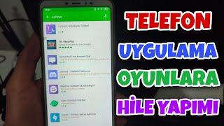 Telefondaki Oyun Program ve Uygulamalara Hile Yapmak 2023