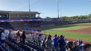 2021 April 2 Florida Gators Baseball National Anthem UF Tuba Ensemble