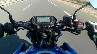 Suzuki GSX-S125 TOP SPEED!