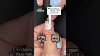 Funny Bunny vs. Alpine Snow #opi #shorts