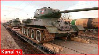 Russia is preparing to deploy rare T-34 tanks from World War II to the war against Ukraine