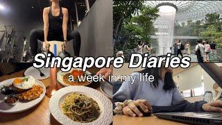 Singapore working diaries | work and YT milestones , what I eat in a realistic week VLOG