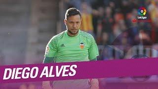 Diego Alves, el parapenaltis, a vista de pájaro