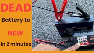 Lead Acid Battery Repair in 2 Minutes | Revive and Charge 6v 12v (Jump Repair)