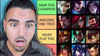 Ranking every Champion in League of Legends based on if you should main them (Tier List)