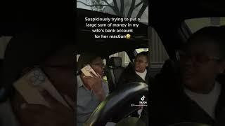 Suspiciously trying to put a large sum of money in my wife’s account #shorts #short #shortvideo