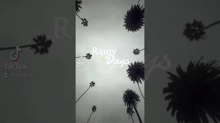 Chilling, Palm trees, rainy days jn LA  #travel #chilloutmusic